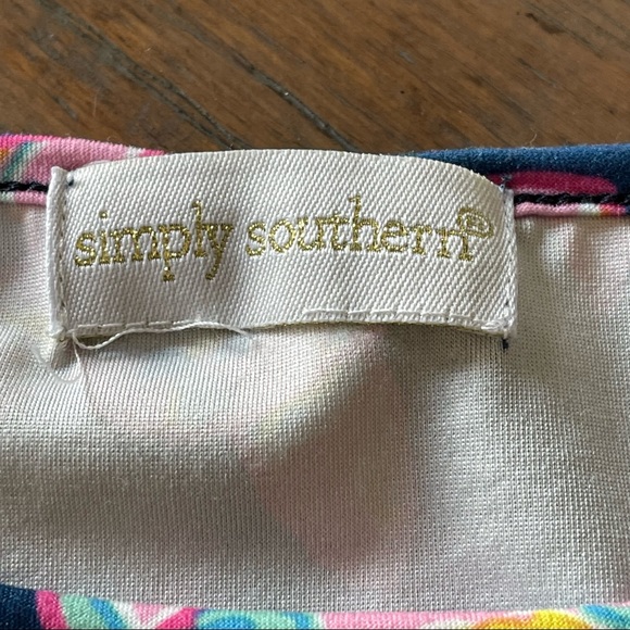 Simply Southern bell sleeve turtle print dress - Picture 4 of 16